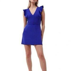 French Connection Whisper Ruffle Mini Dress
